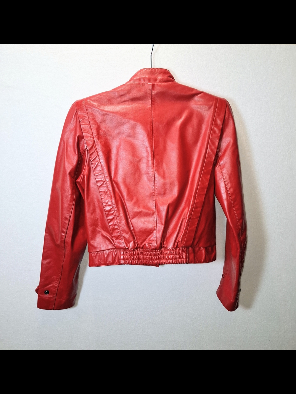 1980's Wilsons Leather Red Women's Leather Jacket - Picture 8 of 14
